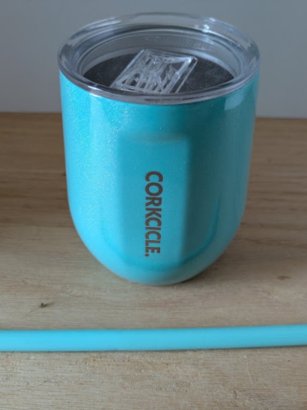 Corkcicle Wine Tumbler w/ Silicon Straw